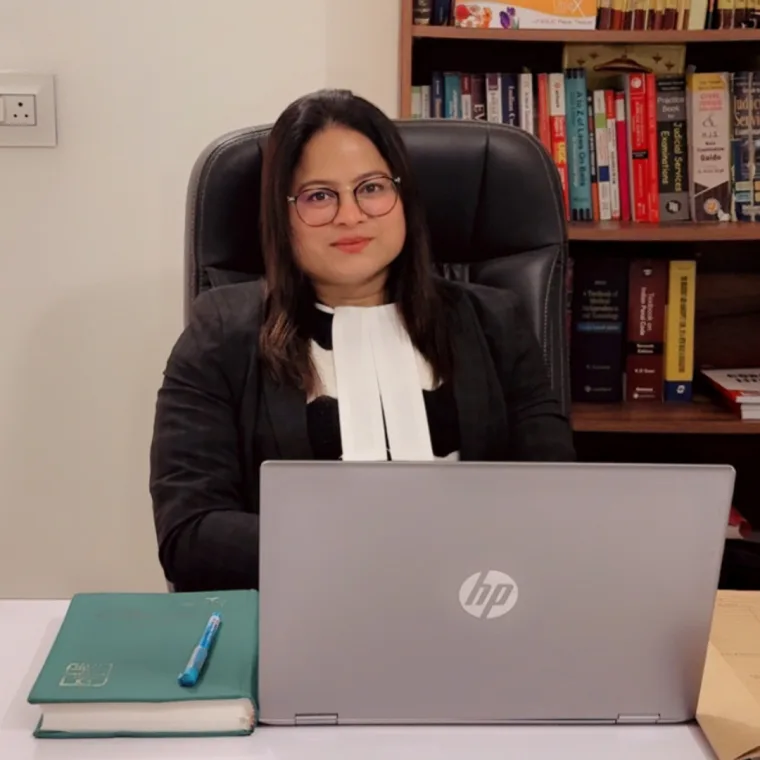 Advocate Sonal Singh at her office